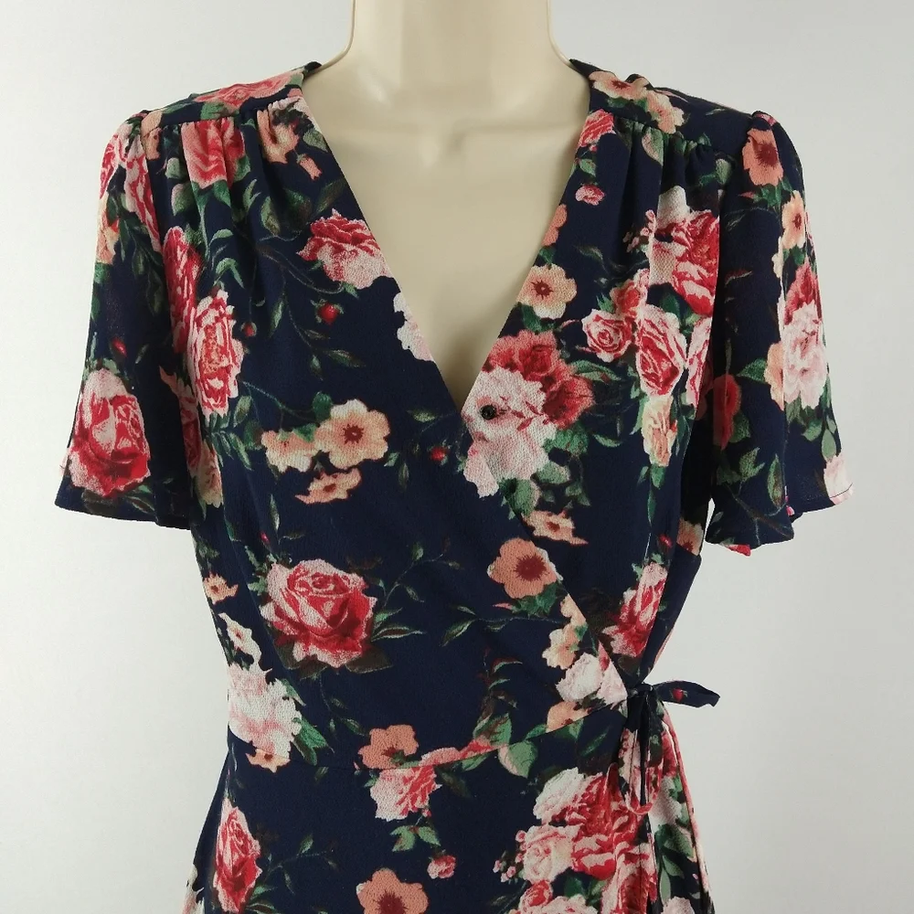 Rabbit Rabbit Rabbit floral wrap dress - Picture 7 of 8